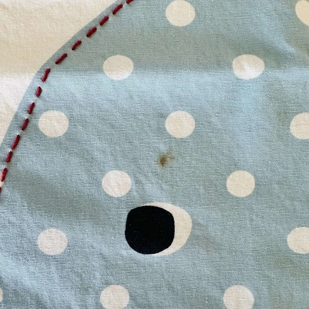Pottery Barn Kids 100% Cotton Shower Curtain with Animal Appliqués